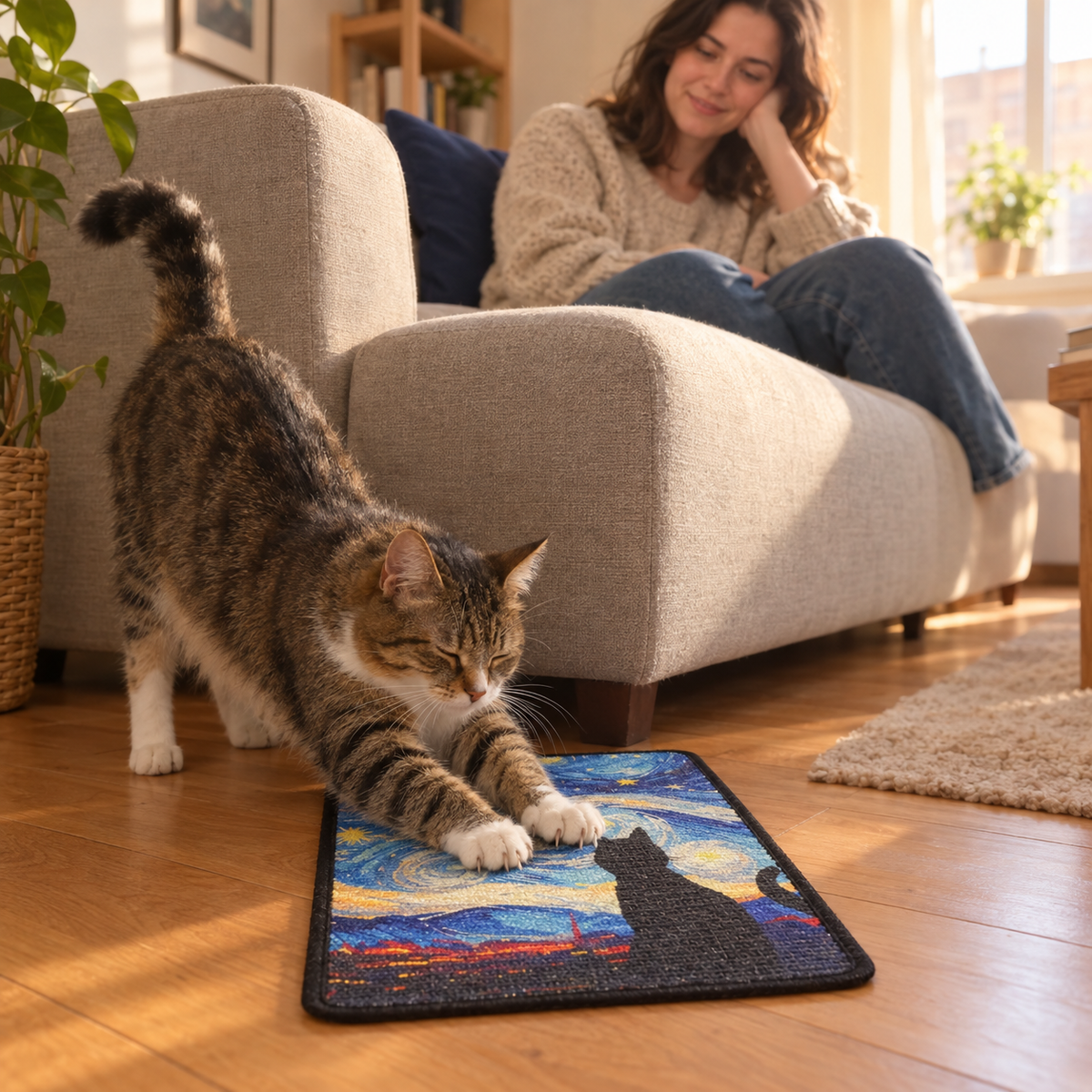 Art Cat Scratcher That Saves Your Sofa