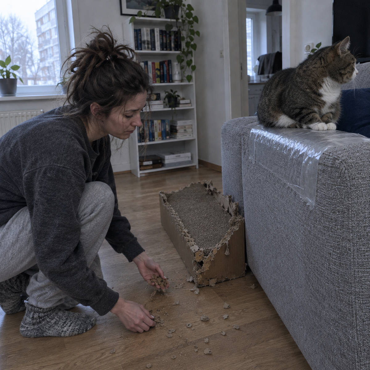 Art Cat Scratcher That Saves Your Sofa